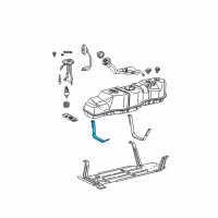 OEM 2002 Ford F-150 Support Strap Diagram - F65Z-9054-MA