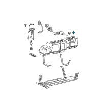 OEM Lincoln Vapor Valve Diagram - F65Z-9B593-DA
