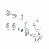 OEM 2001 Hyundai Sonata Front Wheel Bearing Diagram - 51720-2D200