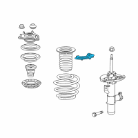 OEM 2018 Honda Civic Rubber, Spring MT LWR Diagram - 51684-TBA-A01