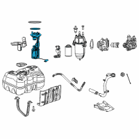 OEM 2015 Ram ProMaster 3500 Fuel Pump Module/Level Unit Diagram - 68210306AB