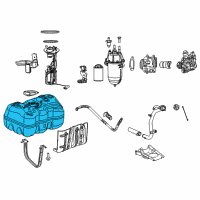 OEM 2017 Ram ProMaster 2500 Fuel Tank Diagram - 68210304AB