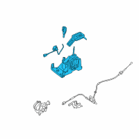 OEM Mercury Shifter Assembly Diagram - 6G1Z-7210-F