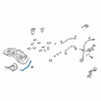 OEM Hyundai Genesis Coupe Band Assembly-Fuel Tank Diagram - 31210-2M000