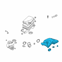 OEM Saturn Aura Outlet Duct Diagram - 19419245