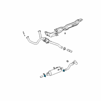 OEM 2003 Dodge Ram 1500 Clamp-Exhaust Diagram - 68379121AA