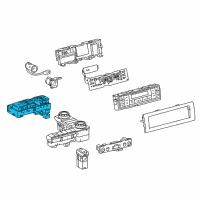 OEM Toyota Seat Heat Switch Diagram - 84752-60120