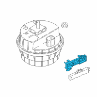 OEM BMW M340i xDrive Holder Aerial Comfort Access Side Sill Diagram - 61-13-9-397-075