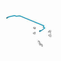 OEM 1999 Honda Accord Spring, Rear Stabilizer (16Mm) Diagram - 52300-S84-A02