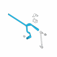 OEM 2012 Toyota Camry Stabilizer Bar Diagram - 48811-06241