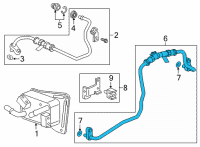 OEM 2021 Cadillac XT4 Outlet Pipe Diagram - 24288993