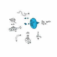 OEM Toyota Sienna Booster Assembly Diagram - 44610-08071