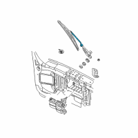 OEM Jeep Grand Cherokee Arm WIPER-LIFTGATE WIPER Diagram - 5102882AA