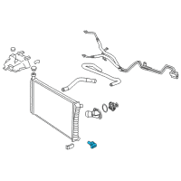 OEM 2018 Buick Cascada Temperature Sensor Diagram - 55591002