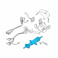 OEM 2001 Buick Century Column Asm, Steering Diagram - 26081205