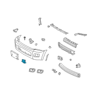 OEM 2009 Toyota Sequoia Sonar Sensor Diagram - 88210-34010