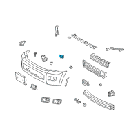 OEM 2017 Toyota RAV4 Reverse Sensor Diagram - 89341-0R050-A1