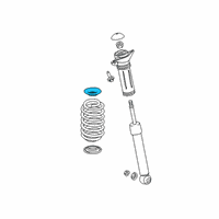 OEM Lexus UX200 Coil Spring Insulator Diagram - 4825747020