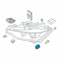 OEM 2018 BMW 330i GT xDrive LED MODULE FOR TURN SIGNAL Diagram - 63-11-7-493-241