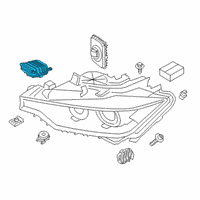 OEM 2018 BMW 330i GT xDrive LED MODULE, DAYTIME RUNNING Diagram - 63-11-7-493-236