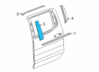 OEM Chevrolet Silverado 3500 HD Applique Diagram - 84987914