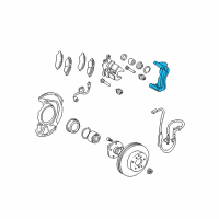 OEM 2005 Lexus ES330 Mounting, Disc Brake Diagram - 47721-33160