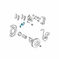 OEM 2002 Toyota Camry Brake Hose Diagram - 90080-94121