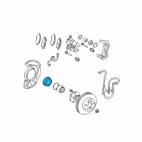 OEM 2003 Toyota Camry Bearing Dust Shield Diagram - 43246-28030