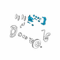 OEM 2002 Toyota Camry Caliper Diagram - 47750-06070