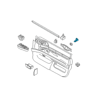 OEM 1999 BMW 540i Grip Bracket Diagram - 51-21-8-156-538