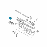 OEM BMW 540i Window Lifter Switch Diagram - 61-31-8-368-932