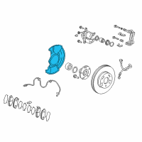 OEM 2012 Honda Civic Splash Guard, Left Front (14") Diagram - 45256-TR0-A00