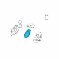 OEM 2007 Ford Fusion Water Pump Assembly Gasket Diagram - 5F9Z-8507-AB