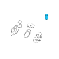 OEM Mercury Inlet Tube Diagram - F5RZ-8A505-A