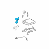 OEM 2010 Mercury Milan Camshaft Sensor Diagram - 6M8Z-6B288-D