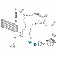 OEM 2015 Acura ILX Clutch Set, Compressor Diagram - 38900-RX0-A01