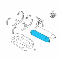 OEM 2003 Dodge Ram 1500 Van Cylinder-Compressed Natural Gas Diagram - 53015145AB