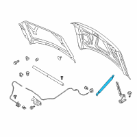 OEM 2014 Ford F-150 Lift Cylinder Diagram - AL3Z-16C826-A