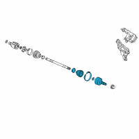 OEM 2020 Honda Pilot Joint Set, Outboard Diagram - 44014-TZ5-A11