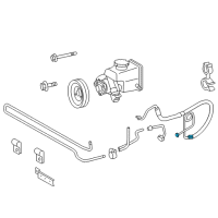 OEM Dodge Sprinter 2500 Line-Power Steering Return Diagram - 5119563AA