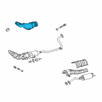 OEM Toyota Prius V Heat Shield Diagram - 58151-47050