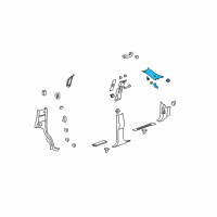 OEM 2007 Chevrolet Avalanche Windshield Pillar Trim Diagram - 20962772