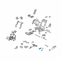 OEM 2010 Acura RL Switch Assembly, Driver Side (8Way) Diagram - 81653-SJA-A02