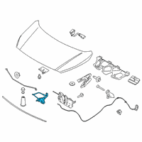 OEM 2020 Ford Transit Connect Safety Catch Diagram - DT1Z-16A770-B