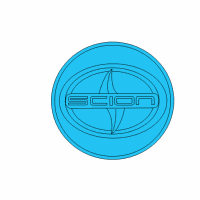 OEM Scion Center Cap Diagram - 42603-21040