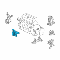 OEM 2006 Acura RSX Stopper, Front Engine Diagram - 50840-S6M-J01