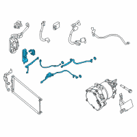 OEM Nissan Leaf Pipe-Front Cooler, High A Diagram - 92441-3NK0B