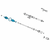 OEM 2005 Acura RSX Joint Set, Outboard Diagram - 44014-S7A-953