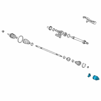 OEM 2004 Acura RSX Joint, Inboard Diagram - 44310-S0A-300