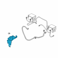 OEM 1993 Chevrolet C2500 Suburban Battery Tray Diagram - 15067310